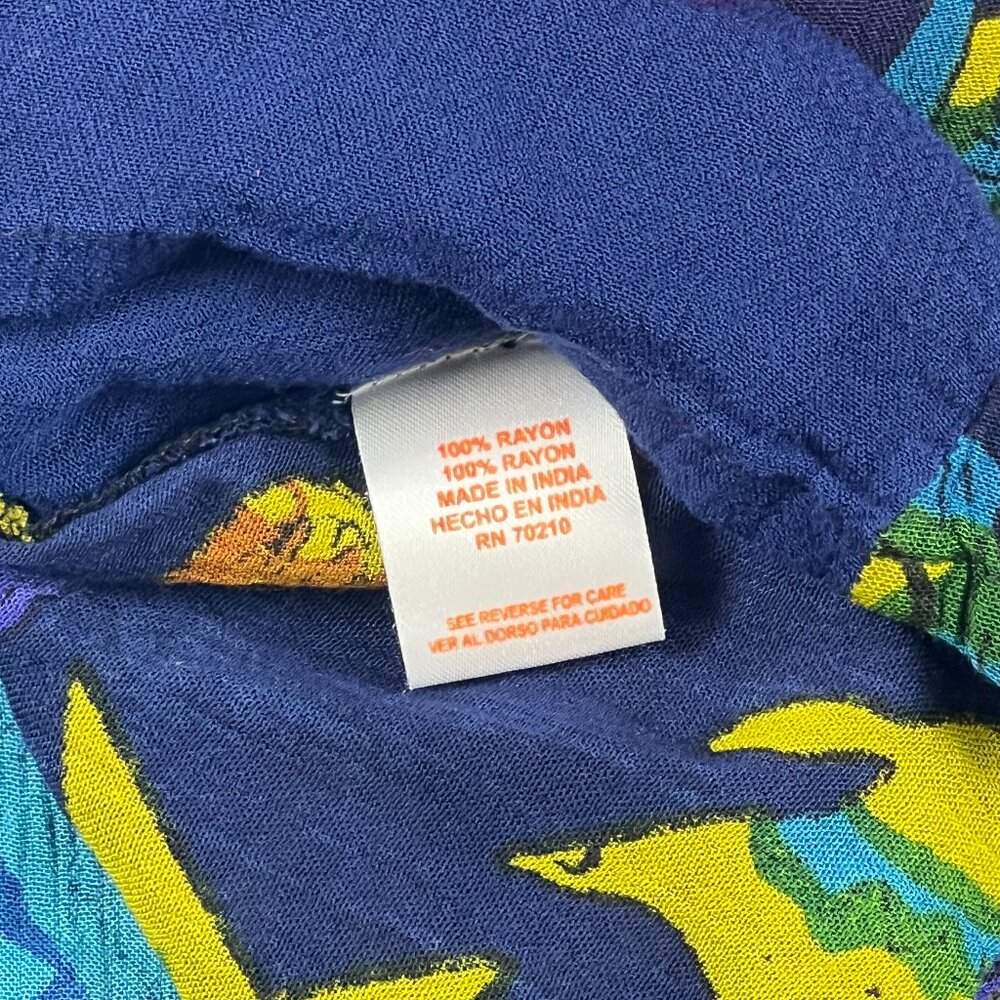 LA CERA Patchwork Boho Button-Front Tunic Top – M… - image 3